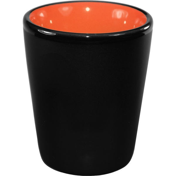 1.5 Oz Hilo Shot/Teca (Glossy In/Black Matte Out)... from ASI 92133 777 Promotional Products Inc