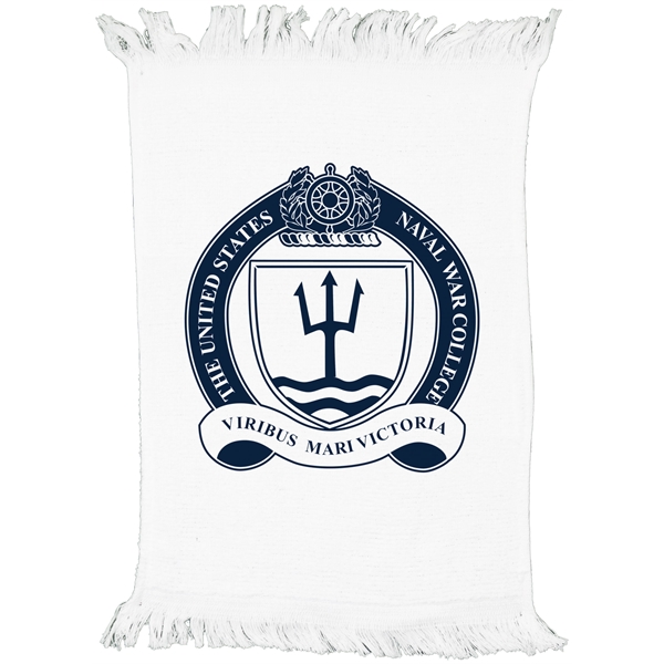 11" x 18" school spirit towel made of white cotton velour/terry... from ASI 31260 AdCapitol