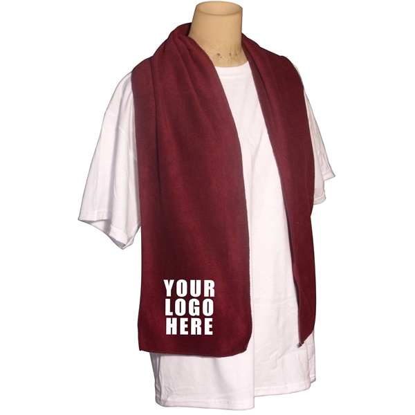 60" x 6" polar fleece scarf with matching merrow stitching and... from ASI 31260 AdCapitol