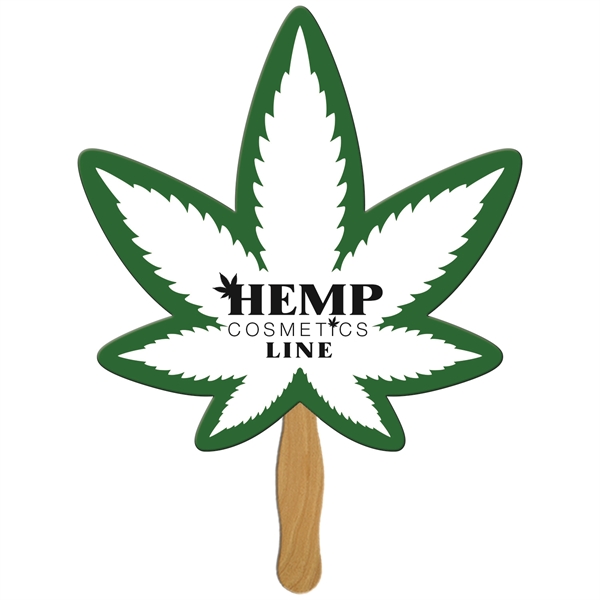 Cannabis shaped fan, material used is heavy 22 pt. high density... from ASI 67620 Lion Circle Corp / Lion/Circle