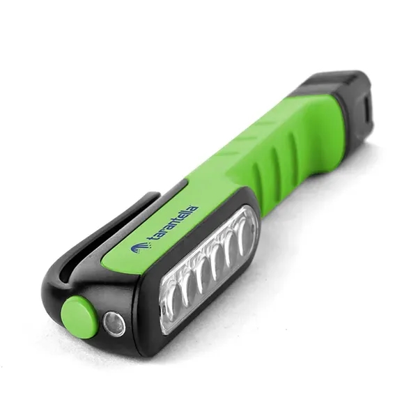 Dual-function task flashlight with pocket clips, 6 LED bulbs and bottom... from ASI 88060 Snugz/USA Inc / Sweda®