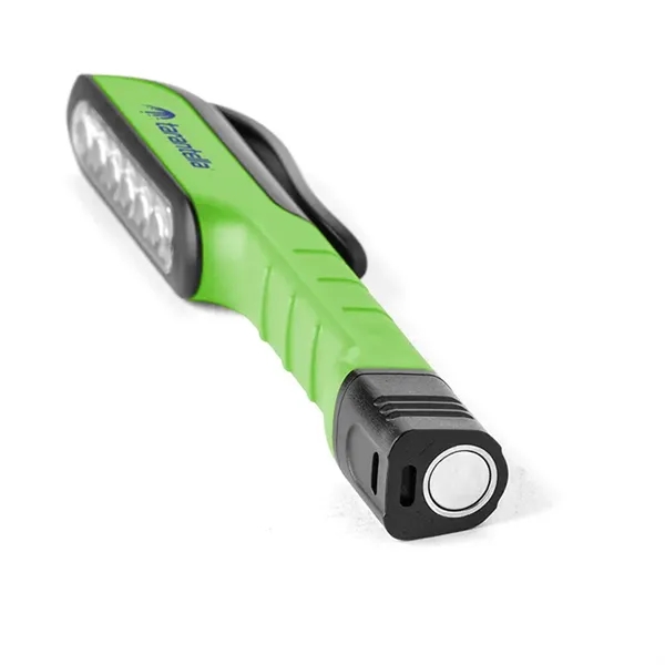 Dual-function task flashlight with pocket clips, 6 LED bulbs and bottom... from ASI 88060 Snugz/USA Inc / Sweda®