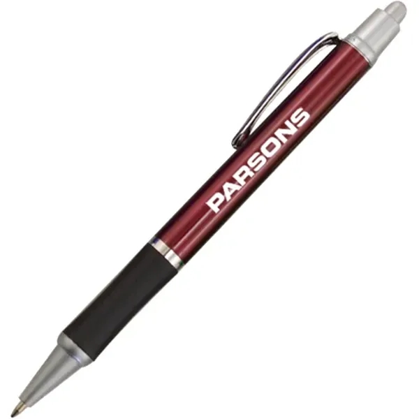 Click-action ballpoint pen with comfort grip section.... from ASI 44900 NC Custom (CI/Lanco)