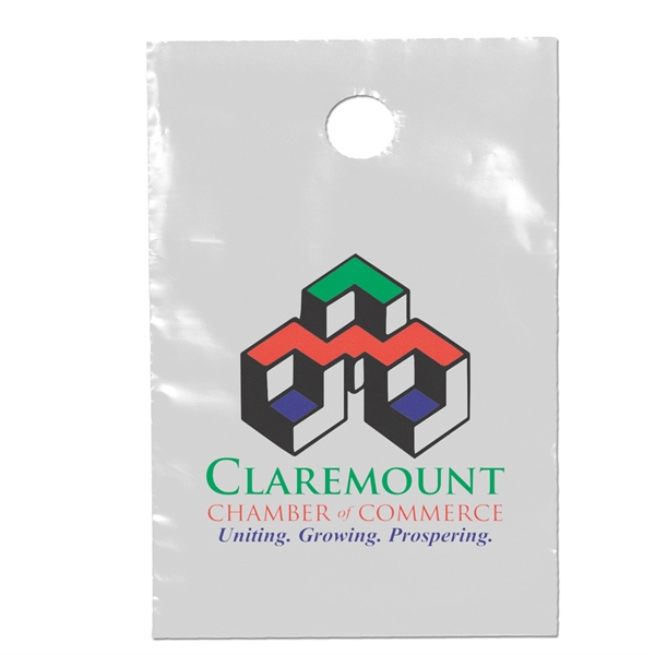 3.0 mil. plastic bag with 1 1/2" diameter hole can hang... from ASI 37940 Bag Makers Inc