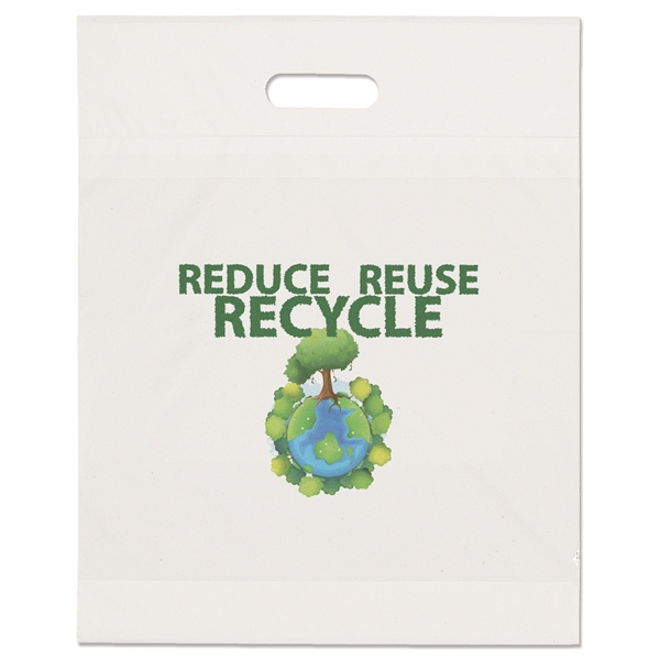 Eco Die Cut Handle Plastic Bag... from ASI 37940 Bag Makers Inc