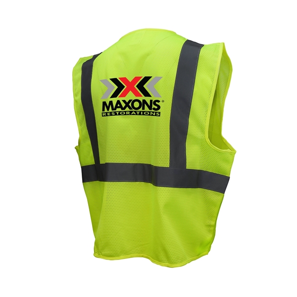 ANSI Certified Type R Class 2 safety vest with one upper... from ASI 46170 Compass Industries Inc