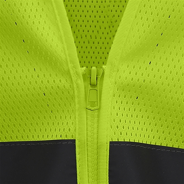 ANSI Certified Type R Class 2 safety vest with one upper... from ASI 46170 Compass Industries Inc