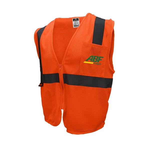 ANSI Certified Type R Class 2 safety vest with one upper... from ASI 46170 Compass Industries Inc