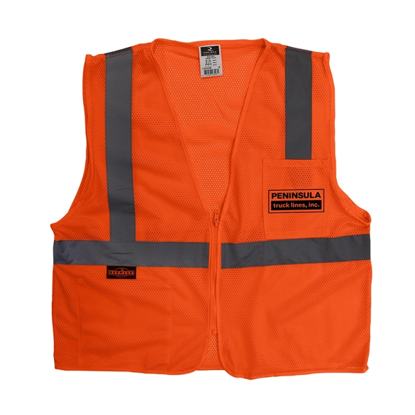 ANSI Certified Type R Class 2 safety vest with one upper... from ASI 46170 Compass Industries Inc