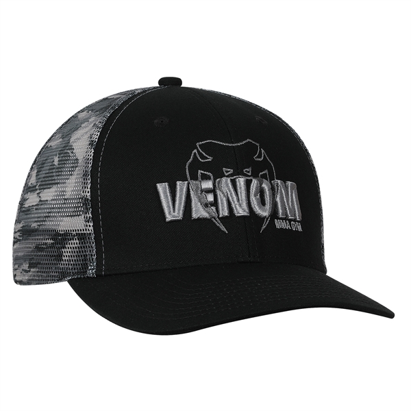 Deluxe Chino Twill Trucker Cap with Sublimated Mesh.... from ASI 80129 Quake City Caps