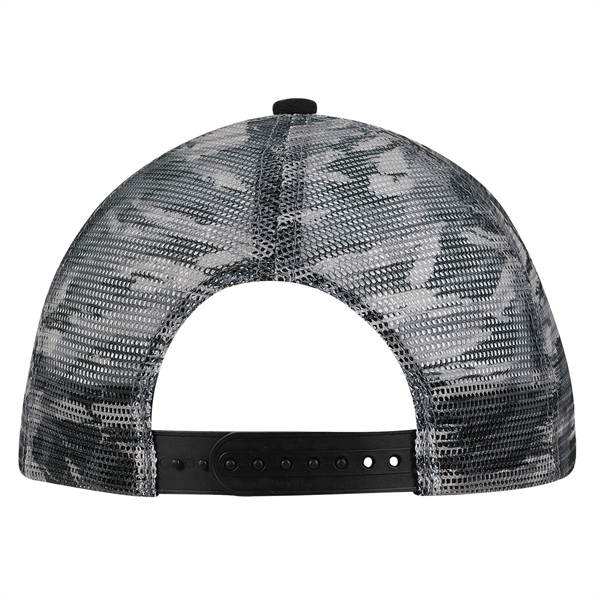 Deluxe Chino Twill Trucker Cap with Sublimated Mesh.... from ASI 80129 Quake City Caps