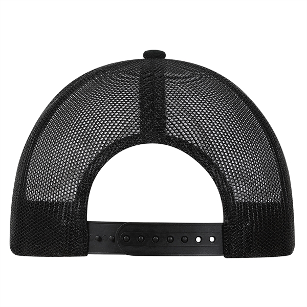 Deluxe Chino Twill Trucker Cap with Printed Fatigue Visor.... from ASI 80129 Quake City Caps