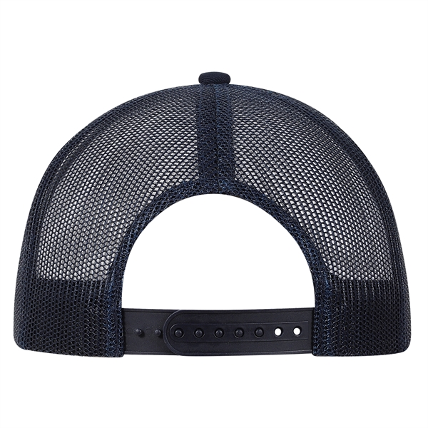 Deluxe Chino Twill Trucker Cap with Printed Fatigue Visor.... from ASI 80129 Quake City Caps