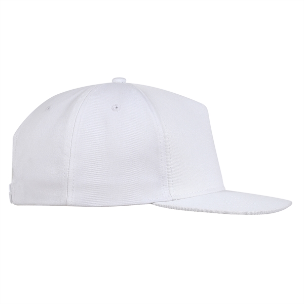 5-Panel Flat Bill Cap with polysnap closure.... from ASI 80129 Quake City Caps