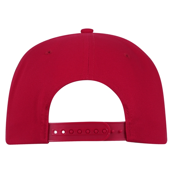 5-Panel Flat Bill Cap with polysnap closure.... from ASI 80129 Quake City Caps