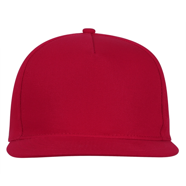 5-Panel Flat Bill Cap with polysnap closure.... from ASI 80129 Quake City Caps