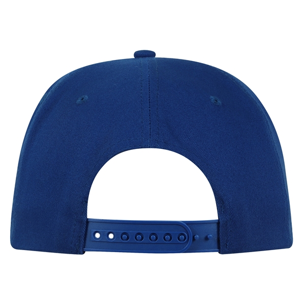 5-Panel Flat Bill Cap with polysnap closure.... from ASI 80129 Quake City Caps