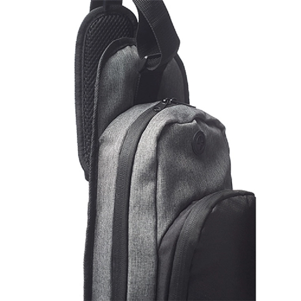 Sling shoulder/crossbody bag with zipper closure and single carrying strap.... from ASI 39552 BEL Promo