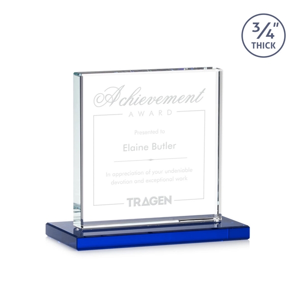 A solid pane of thick 0.75” Starfire Crystal is mounted on... from ASI 84592 St Regis Group / St Regis