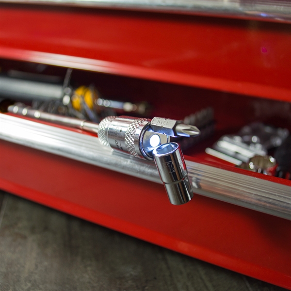 Twist-action on/off LED light with magnetic tip.... from ASI 34040 Alexander Mfg Co