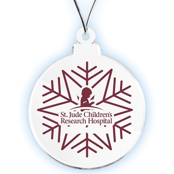 Holiday ornaments made from 40 pt natural pulp board.... from ASI 43051 CPS