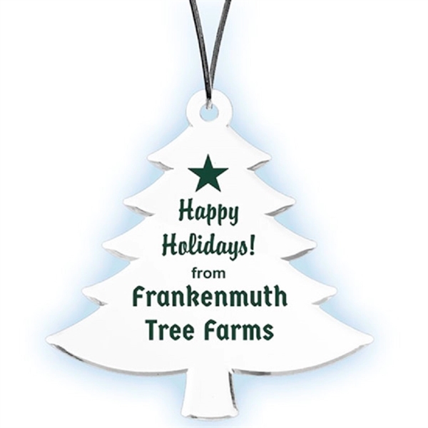 Holiday ornaments made from 40 pt natural pulp board.... from ASI 43051 CPS