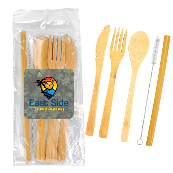 Bamboo Utensil Set... from ASI 30208 A P Specialties / AP Specialties