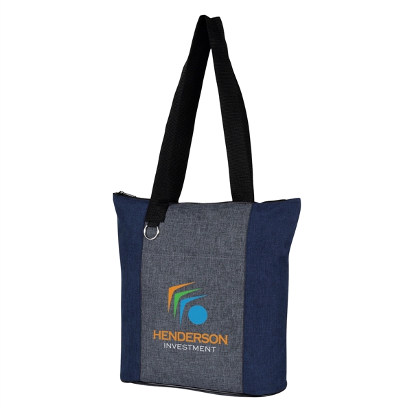 Heathered fun tote bag for carrying your essential items from place... from ASI 61125 Hit Promotional Products / Hit®