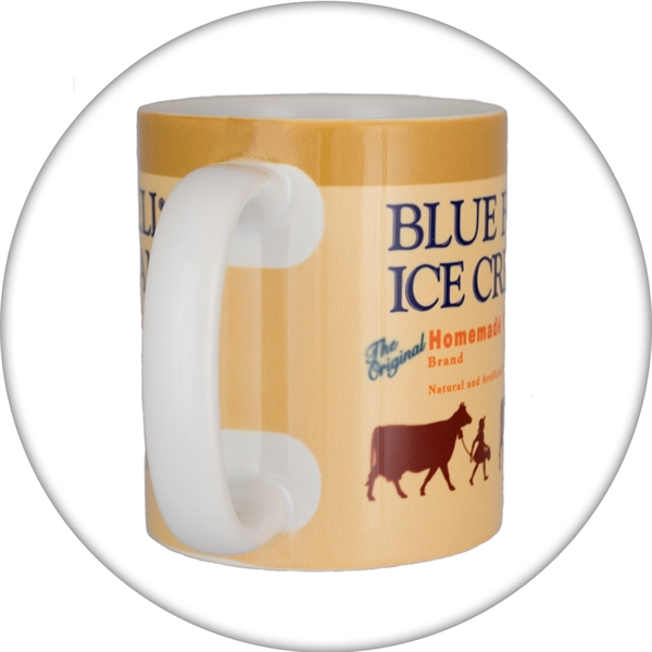 11 ounce stoneware mug with easy-grip handle and protective coating,... from ASI 57653 Gold Bond