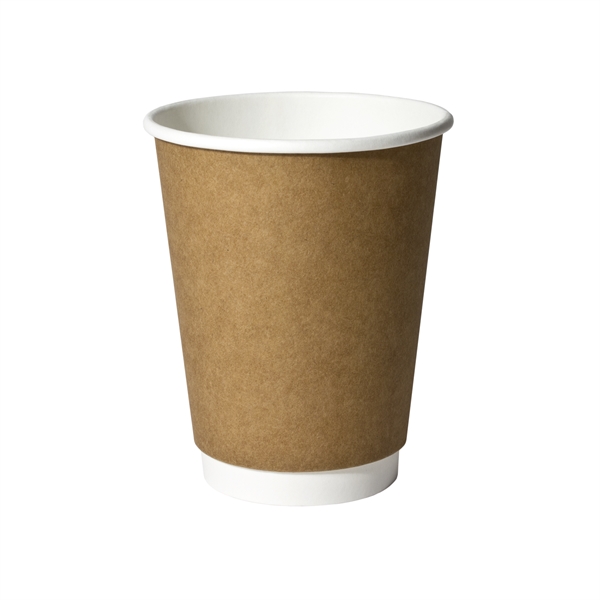 12 oz. Double-Wall Paper Hot Cup - Low Quantity, Quick Ship... from ASI 31490 Admatch Corporation / Admatch-Regal