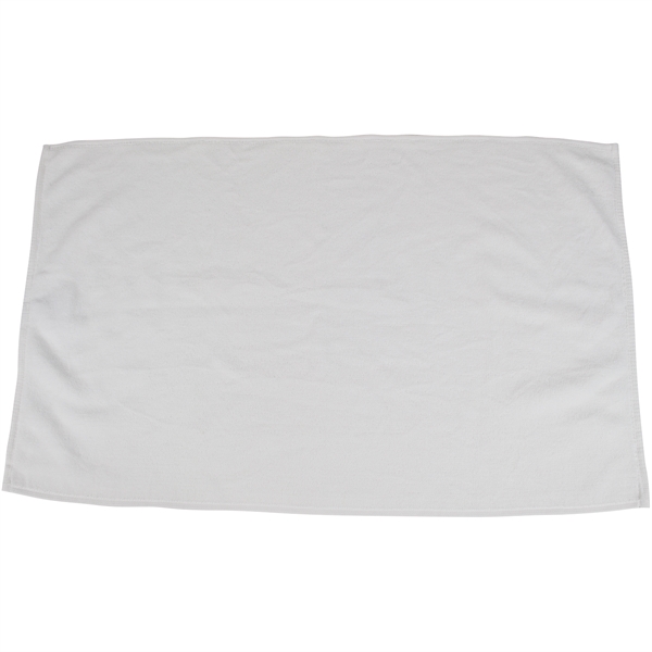 16" x 25" cotton and microfiber polyester golf towel with grommet... from ASI 57653 Gold Bond