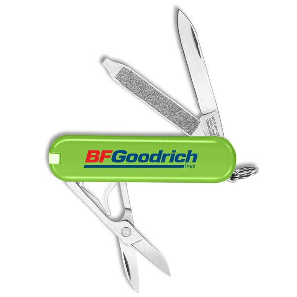 Knife featuring a  2 1/4" handle, blade, scissors, nail file,... from ASI 46170 Compass Industries Inc