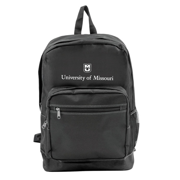 600 Denier Backpack with zippered main compartment. Features two front zippered... from ASI 30112 ACE Products