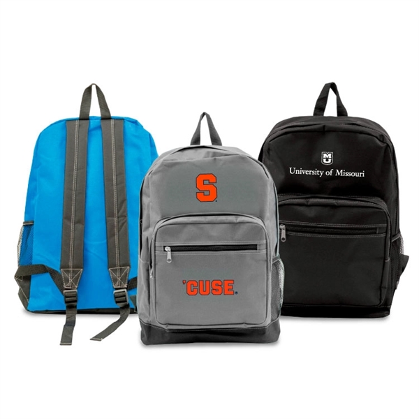 600 Denier Backpack with zippered main compartment. Features two front zippered... from ASI 30112 ACE Products