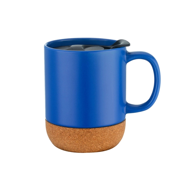 Matte, textured bottom ceramic mug. Improve your marketing performance during trade... from ASI 41511 Brainchild USA Inc / BrainChild Gift Club