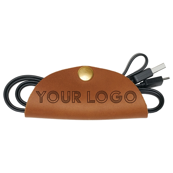 Genuine Leather Tech Snap #A/Taco with a brass button clasp. Keep... from ASI 75126 Oowee Products