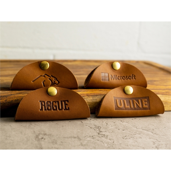 Genuine Leather Tech Snap #A/Taco with a brass button clasp. Keep... from ASI 75126 Oowee Products