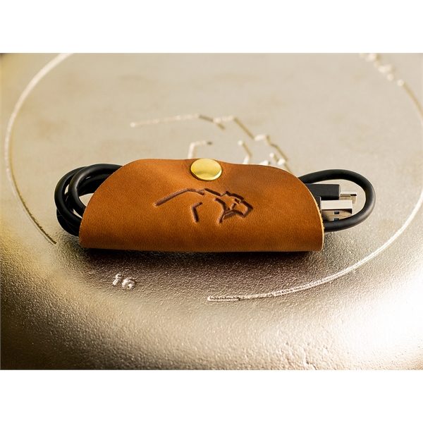 Genuine Leather Tech Snap #A/Taco with a brass button clasp. Keep... from ASI 75126 Oowee Products