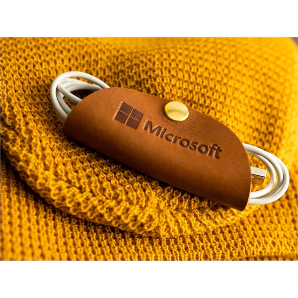 Genuine Leather Tech Snap #A/Taco with a brass button clasp. Keep... from ASI 75126 Oowee Products