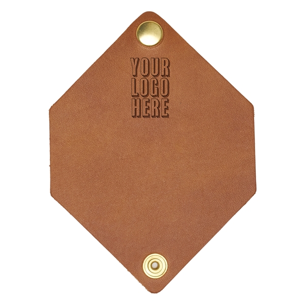 Genuine Leather Tech Snap #B/Nacho with a brass button clasp. Keep... from ASI 75126 Oowee Products