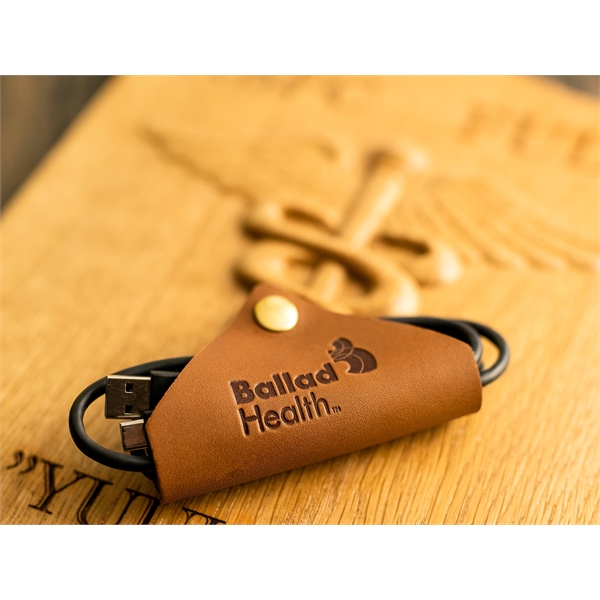 Genuine Leather Tech Snap #B/Nacho with a brass button clasp. Keep... from ASI 75126 Oowee Products