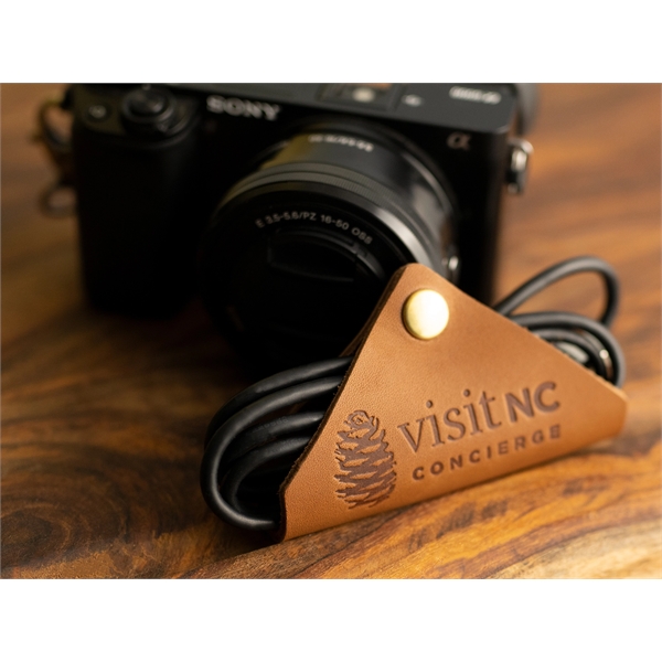 Genuine Leather Tech Snap #B/Nacho with a brass button clasp. Keep... from ASI 75126 Oowee Products