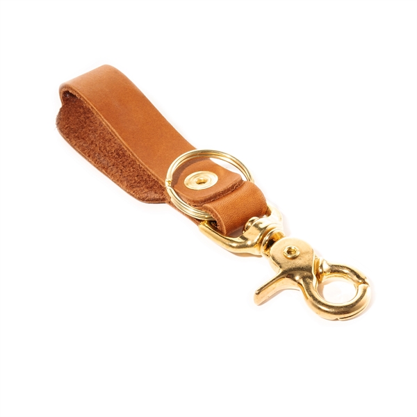 Full grain leather logo keychain with multiple closure options.  Get... from ASI 75126 Oowee Products / OOWEE PRODUCTS
