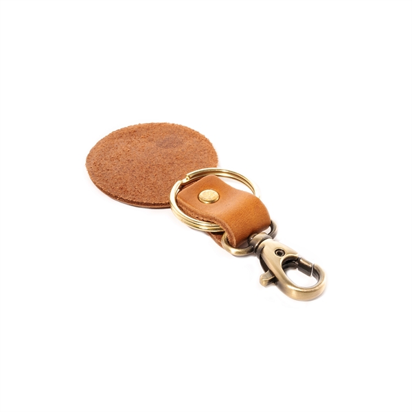 100% full grain round leather keychain with multiple closure options. ... from ASI 75126 Oowee Products / OOWEE PRODUCTS