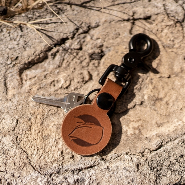 100% full grain round leather keychain with multiple closure options. ... from ASI 75126 Oowee Products / OOWEE PRODUCTS