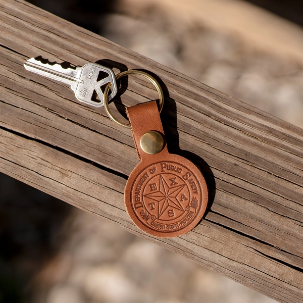 100% full grain round leather keychain with multiple closure options. ... from ASI 75126 Oowee Products / OOWEE PRODUCTS