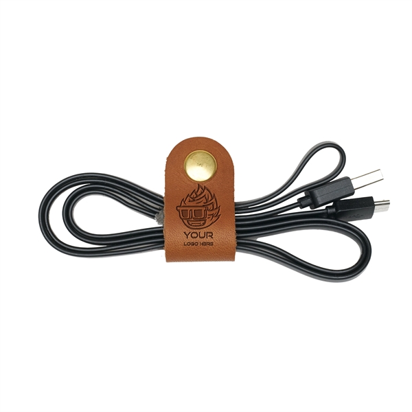 Genuine Leather Tech Snap #D with a brass button clasp. Keep... from ASI 75126 Oowee Products