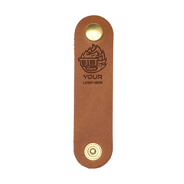 Genuine Leather Tech Snap #D with a brass button clasp. Keep... from ASI 75126 Oowee Products