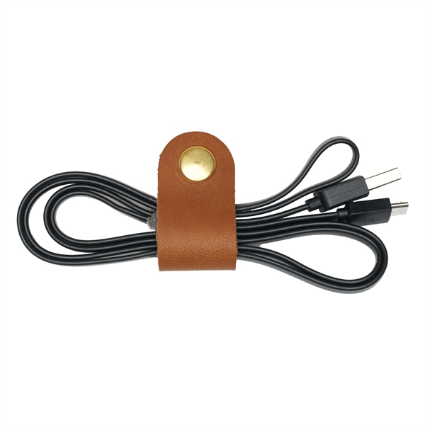 Genuine Leather Tech Snap #D with a brass button clasp. Keep... from ASI 75126 Oowee Products