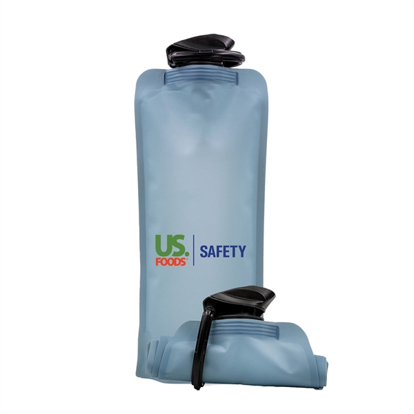 The 1 Liter Vapur Eclipse is a foldable hydration bottle. Featuring... from ASI 46170 Compass Industries Inc